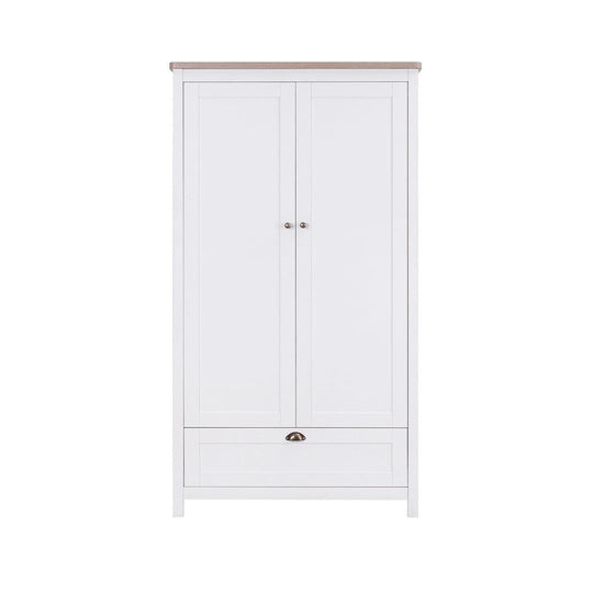 Tutti Bambini Verona Wardrobe - White/Oak-Wardrobes-White/Oak- | Natural Baby Shower