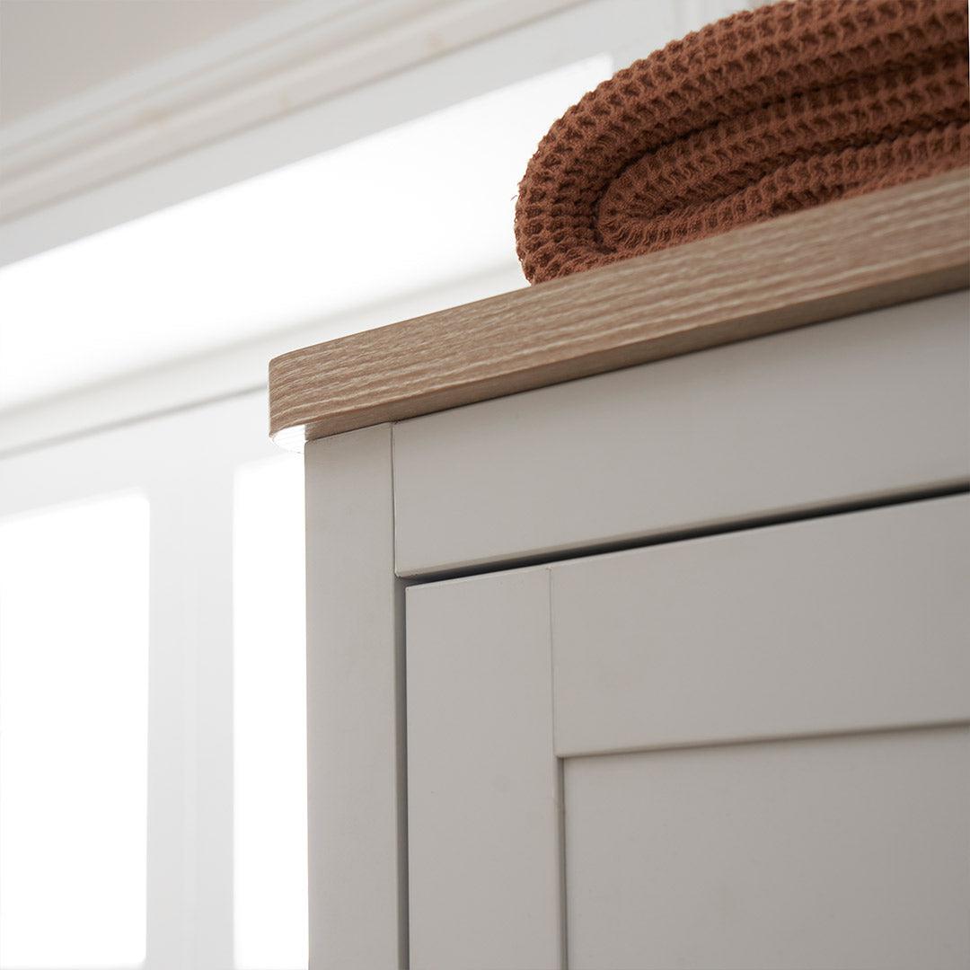 Tutti Bambini Verona Wardrobe - Dove Grey/Oak-Wardrobes-Dove Grey/Oak- | Natural Baby Shower