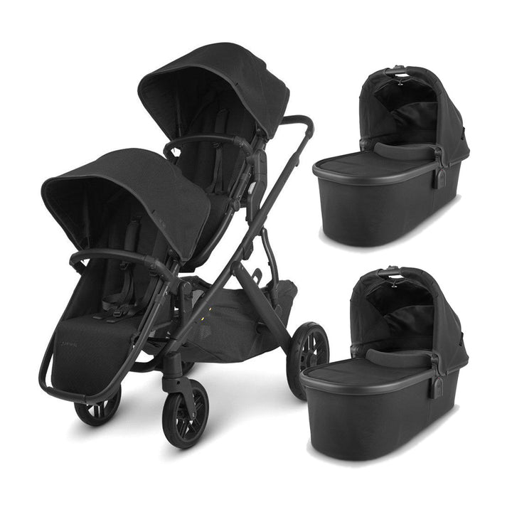 UPPAbaby VISTA Pushchair + Carrycot V2 - Twin - Jake-Stroller Bundles- | Natural Baby Shower