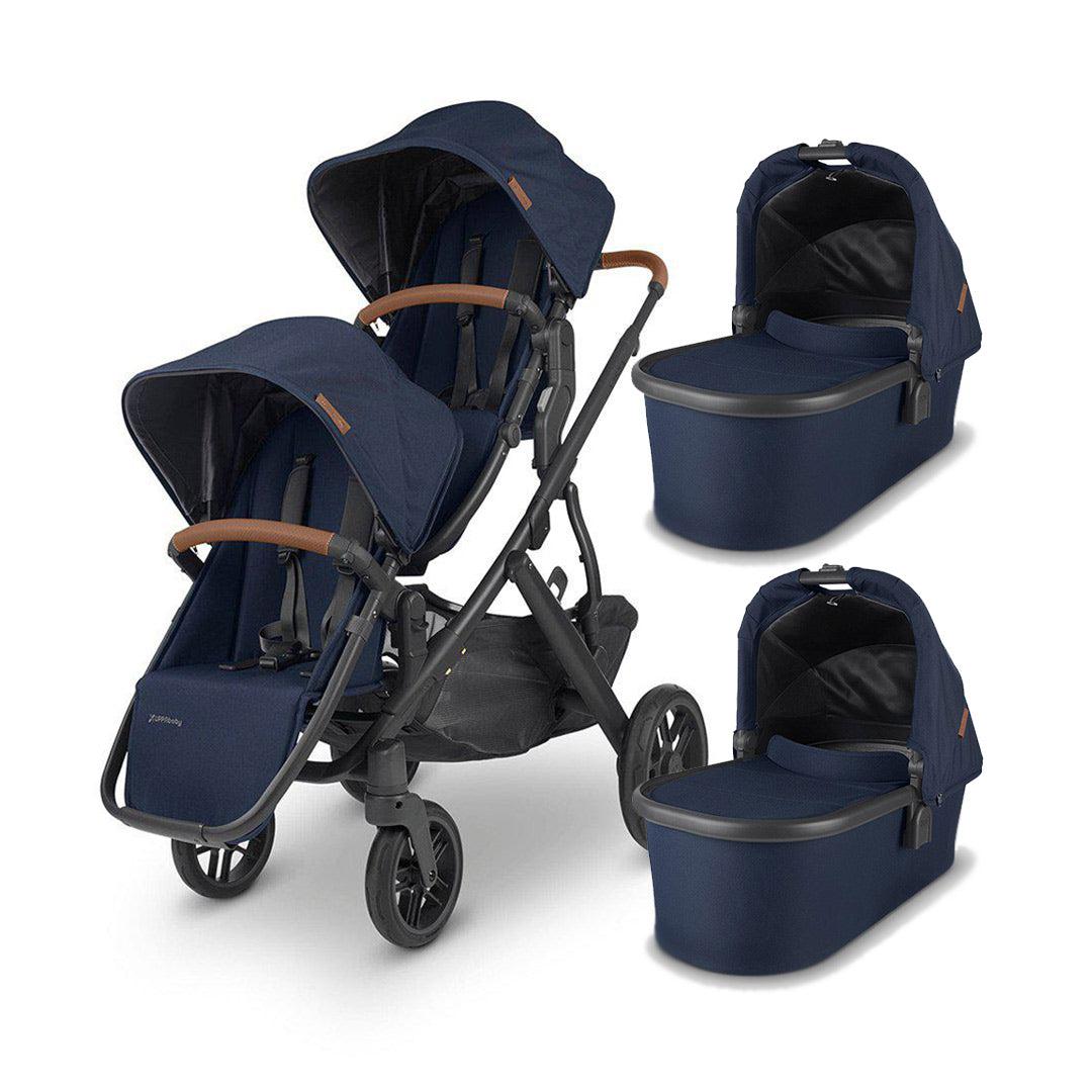 UPPAbaby VISTA Pushchair + Carrycot V2 - Twin - Noa-Stroller Bundles- | Natural Baby Shower