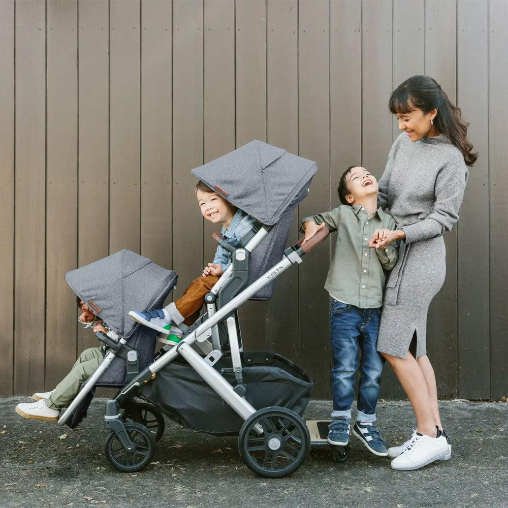 UPPAbaby VISTA Pushchair + Carrycot V2 - Twin - Greyson-Stroller Bundles- | Natural Baby Shower