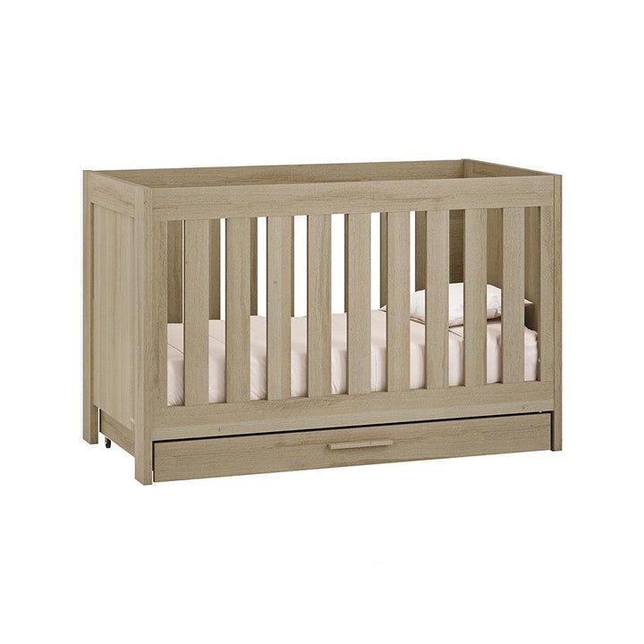 Venicci Forenzo Cot Bed + Chest + Wardrobe - Honey Oak-Nursery Sets-No Mattress- | Natural Baby Shower