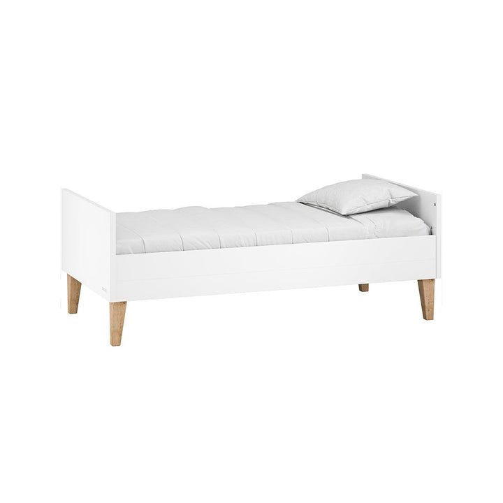 Venicci Saluzzo Cot Bed + Chest + Wardrobe - Premium White-Nursery Sets-No Mattress- | Natural Baby Shower