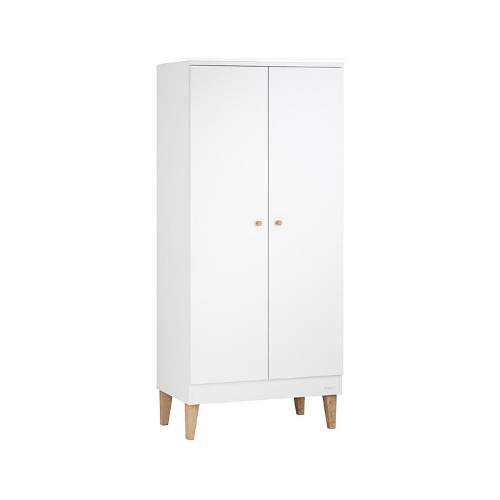 Venicci Saluzzo Cot Bed + Chest + Wardrobe - Premium White-Nursery Sets-No Mattress- | Natural Baby Shower