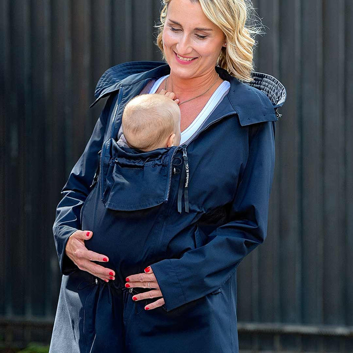 Wombat & Co KOWARI 4-in-1 Babywearing Jacket Set - Blue-Maternity Coats-Blue-XS | Natural Baby Shower