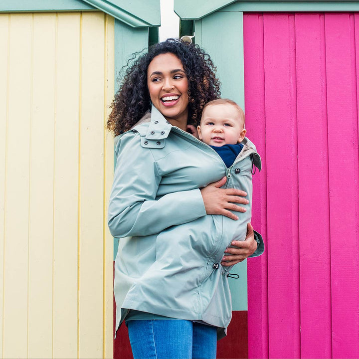 Wombat & Co NUMBAT GO Lightweight Babywearing Jacket - Mint-Maternity Coats-Mint-S | Natural Baby Shower