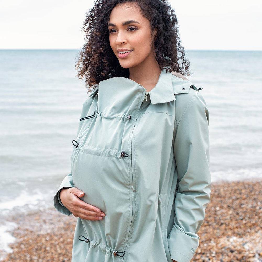 Wombat & Co NUMBAT GO Lightweight Babywearing Jacket - Mint-Maternity Coats-Mint-S | Natural Baby Shower