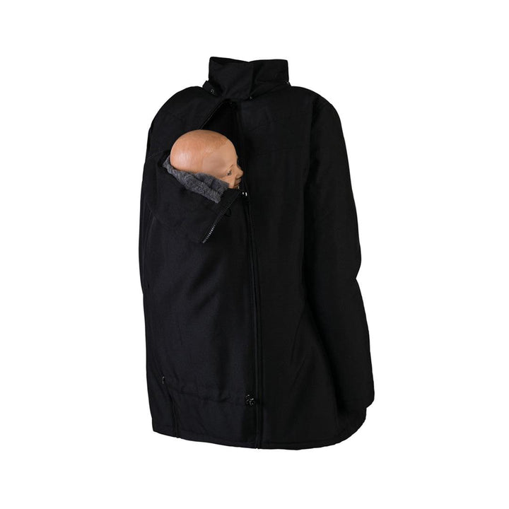 Wombat & Co WALLABY Maternity + Babywearing Jacket - Black/Charcoal Grey-Maternity Coats-Black/Charcoal Grey-XS | Natural Baby Shower