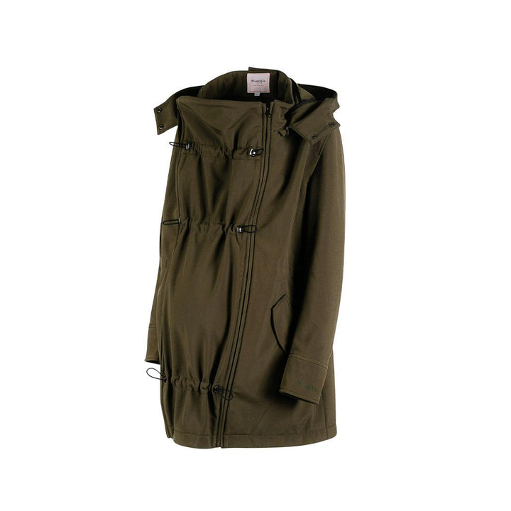 Wombat & Co WOMBAT SHELL 4-in-1 Babywearing Jacket - Camo Green-Maternity Coats-Camo Green-S | Natural Baby Shower