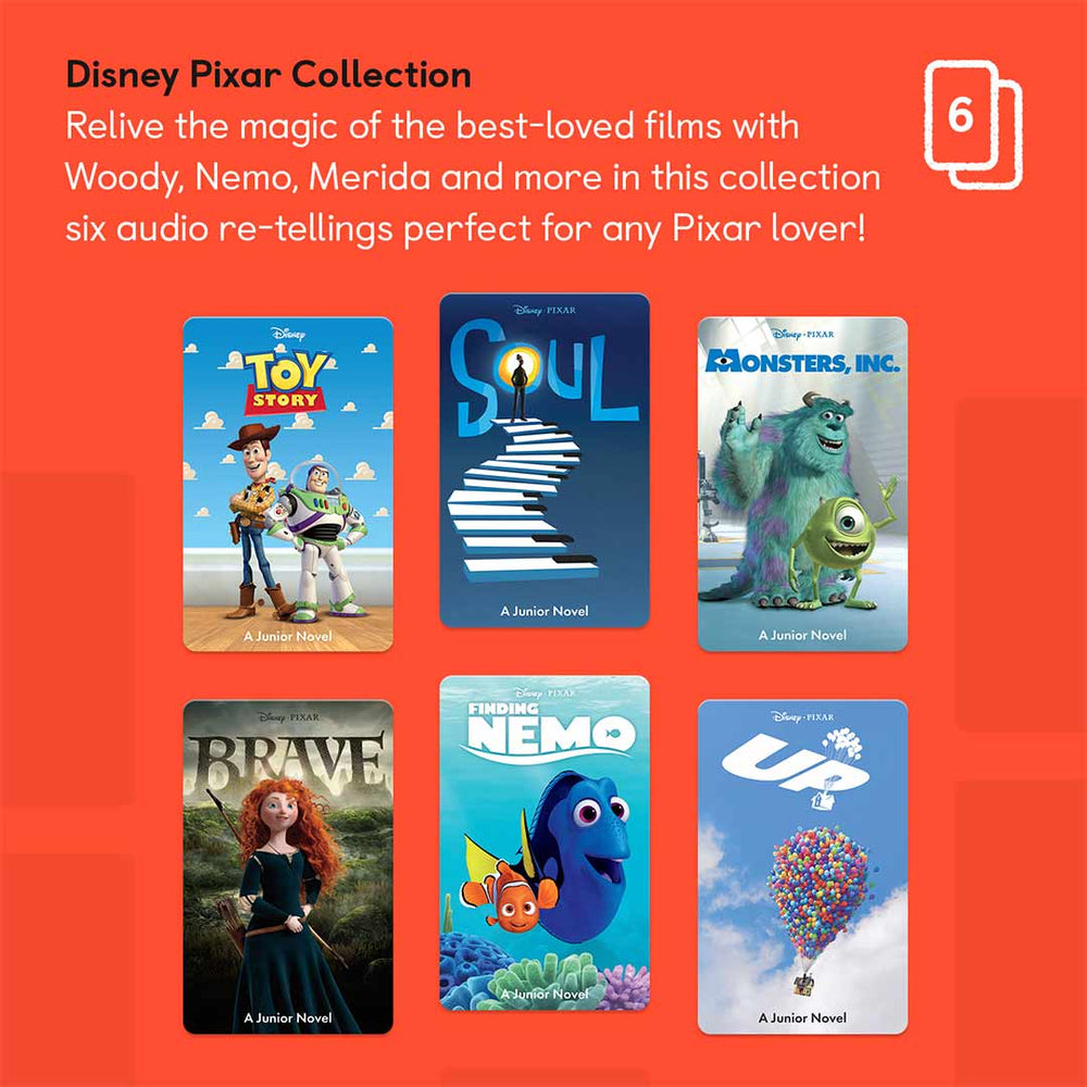 Yoto Card Multipack - Disney Pixar Audio Collection-Audio Player Cards + Characters- | Natural Baby Shower
