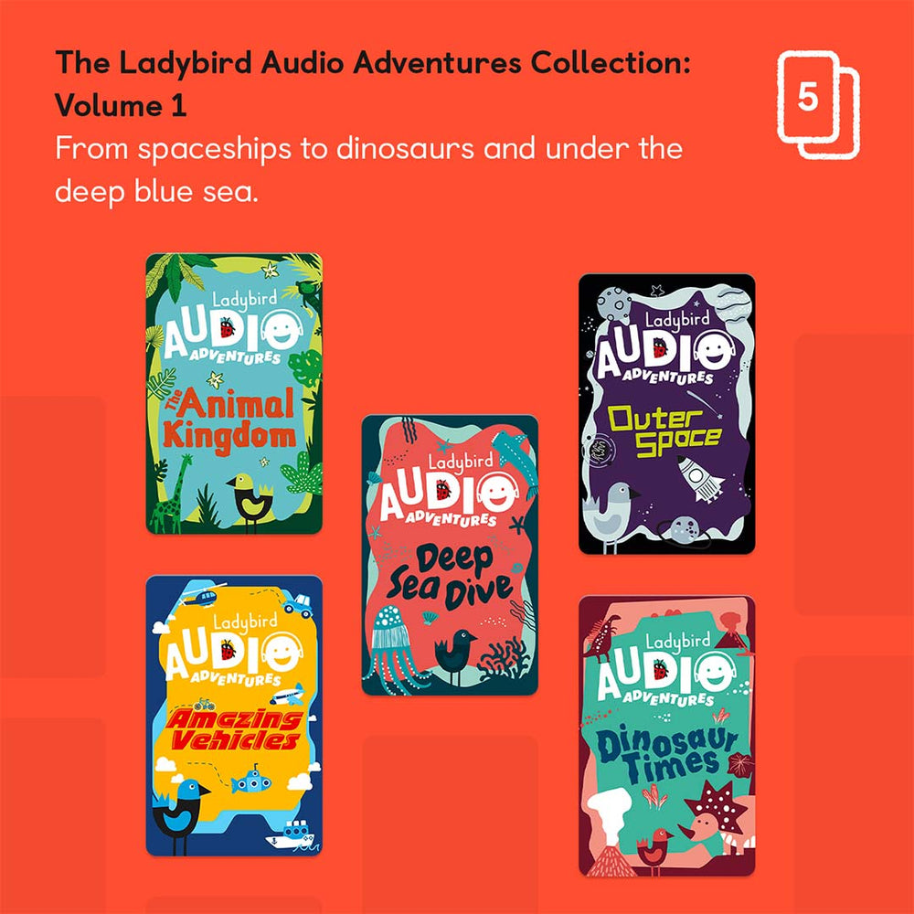 Yoto Card Multipack - Ladybird: Audio Adventures Collection - Volume 1-Audio Player Cards + Characters- | Natural Baby Shower