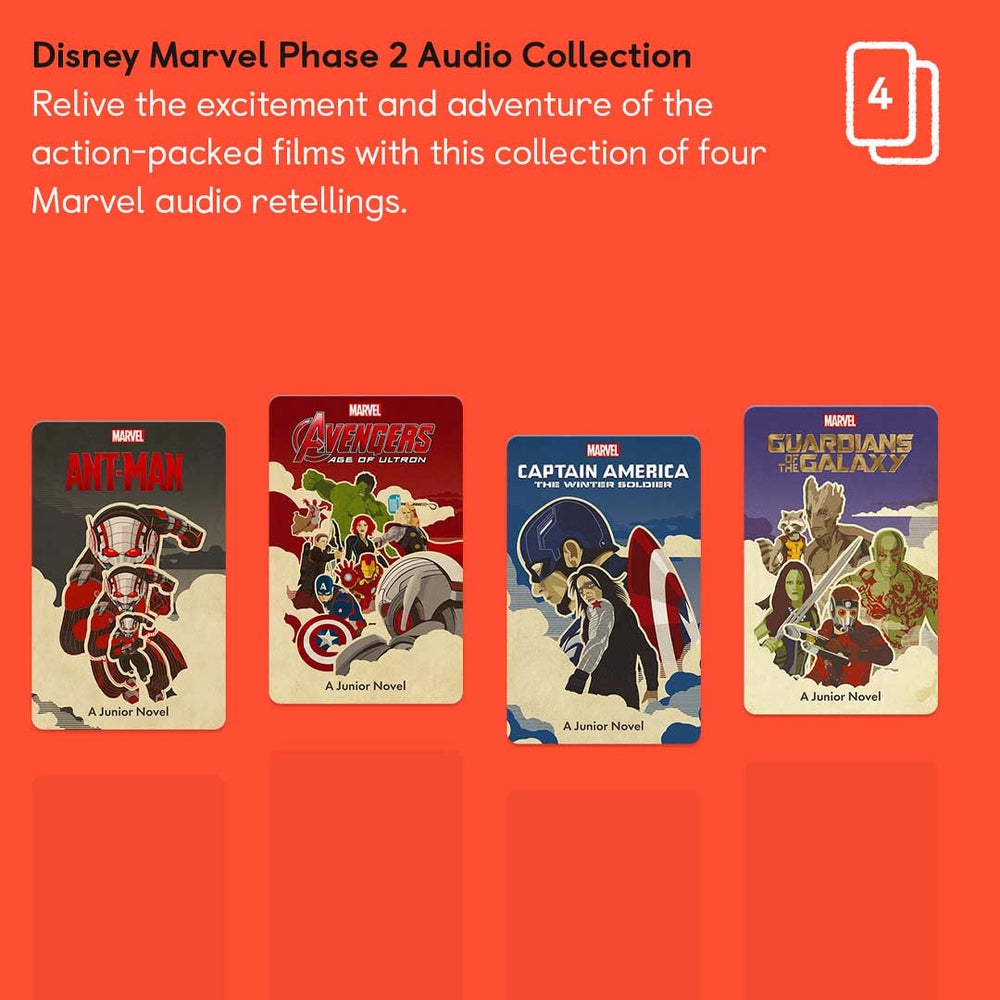 Yoto Card Multipack - Marvel Audio Collection: Phase 2-Audio Player Cards + Characters- | Natural Baby Shower