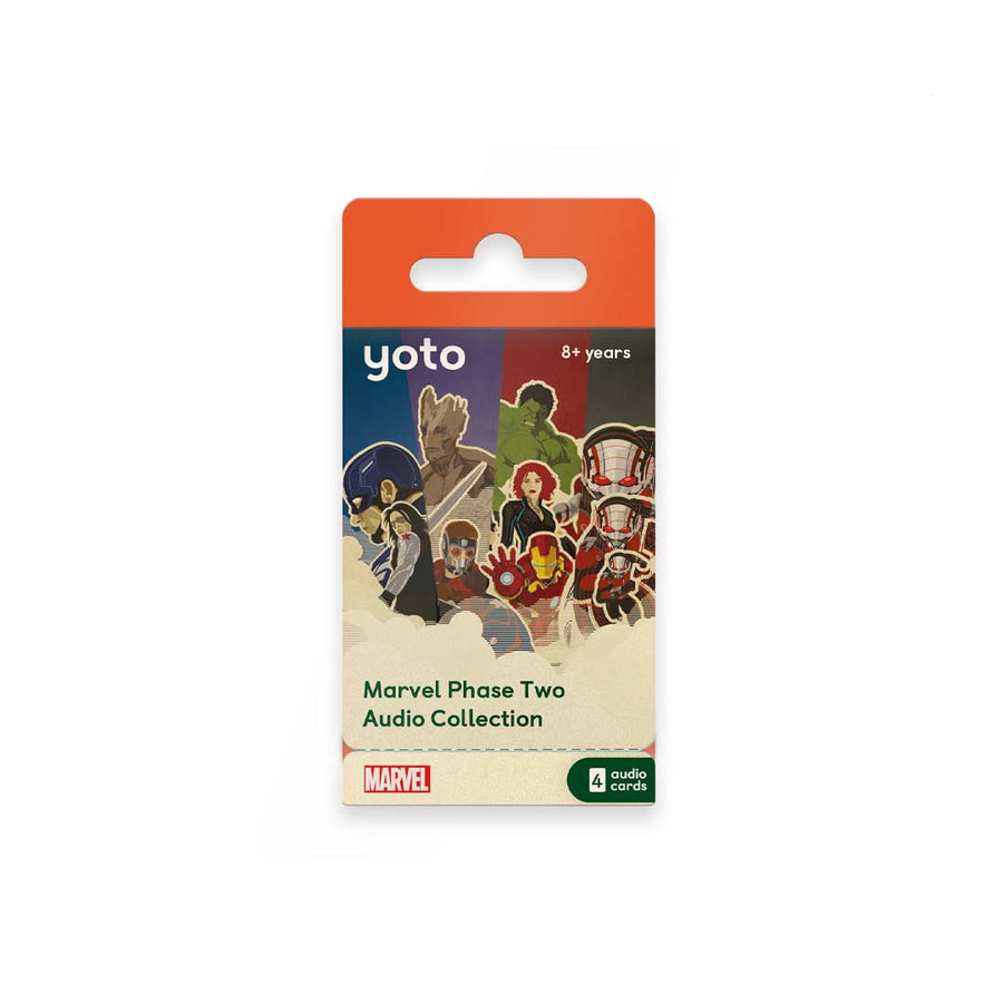 Yoto Card Multipack - Marvel Audio Collection: Phase 2-Audio Player Cards + Characters- | Natural Baby Shower