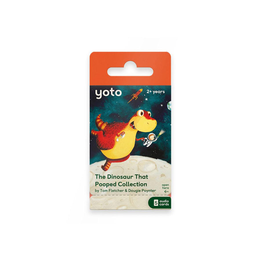 Yoto Card Multipack - The Dinosaur that Pooped Collection-Audio Player Cards + Characters- | Natural Baby Shower