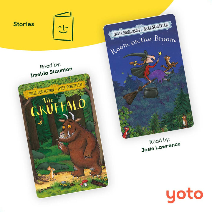 Yoto Card Multipack - The Gruffalo + Friends Collection-Audio Player Cards + Characters- | Natural Baby Shower