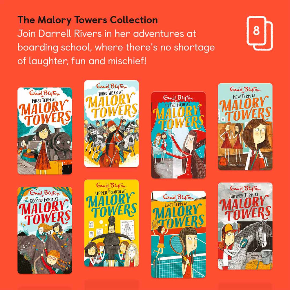 Yoto Card Multipack - The Malory Towers Collection-Audio Player Cards + Characters- | Natural Baby Shower