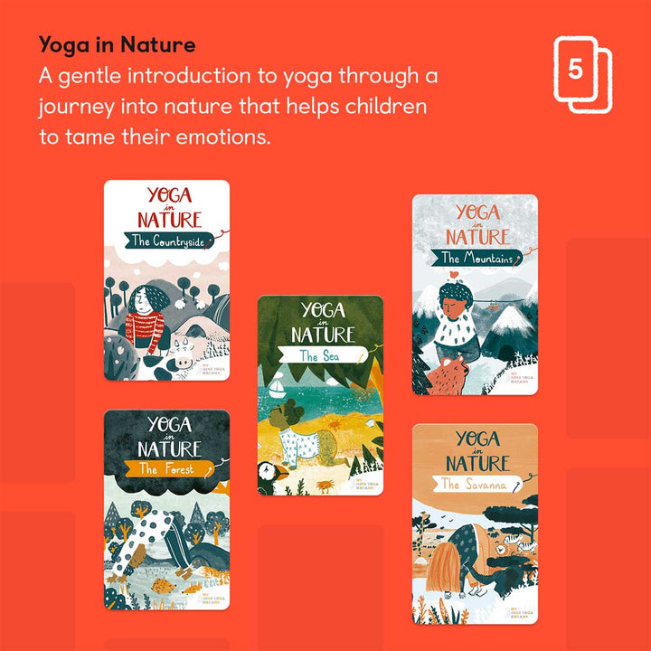 Yoto Card Multipack - Yoga in Nature Collection-Audio Player Cards + Characters- | Natural Baby Shower